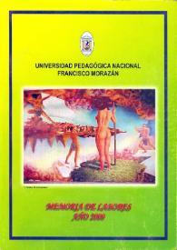Memoria de labores. Año 2000 / Universidad Pedagógica Nacional Francisco Morazán | Biblioteca Virtual Miguel de Cervantes