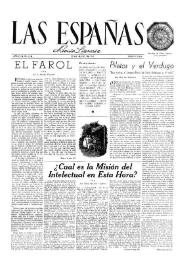 Las Españas : revista literaria. Año II, núm. 4, marzo 1947 | Biblioteca Virtual Miguel de Cervantes