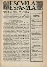 Escuela española. Año X, núm. 458, 16 de febrero de 1950