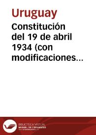 Constitución del 19 de abril 1934 (con modificaciones de 1938) | Biblioteca Virtual Miguel de Cervantes