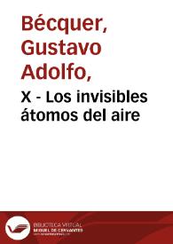 X - Los invisibles átomos del aire | Biblioteca Virtual Miguel de Cervantes