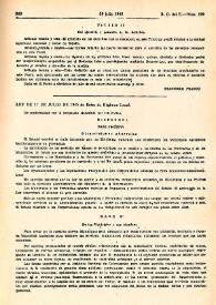 Ley de 17 de julio de 1945, de Bases de Régimen Local  | Biblioteca Virtual Miguel de Cervantes