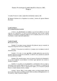 Estatuto provisorio para la Administración de Justicia (1842) | Biblioteca Virtual Miguel de Cervantes