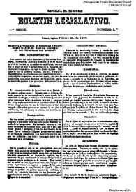 Boletín legislativo. Serie 1, núm. 3, 23 de febrero de 1866 | Biblioteca Virtual Miguel de Cervantes