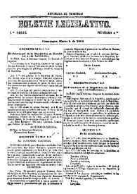 Boletín legislativo. Serie 1, núm. 4, 6 de marzo de 1866 | Biblioteca Virtual Miguel de Cervantes