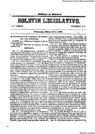 Boletín legislativo. Serie 1, núm. 6, 24 de marzo de 1866 | Biblioteca Virtual Miguel de Cervantes