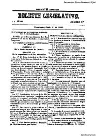 Boletín legislativo. Serie 1, núm. 9, 1 de junio de 1866 | Biblioteca Virtual Miguel de Cervantes