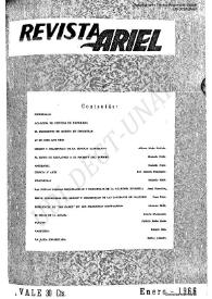 Revista Ariel. Núm. 171, enero de 1966 | Biblioteca Virtual Miguel de Cervantes