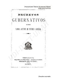 Decretos gubernativos sobre varios asuntos de interés general | Biblioteca Virtual Miguel de Cervantes