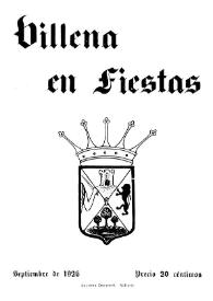 Villena en Fiestas | Biblioteca Virtual Miguel de Cervantes