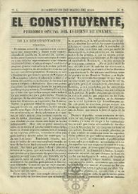 El Constituyente : Periódico Oficial del Gobierno de Oaxaca. Tomo I, núm. 7, domingo 18 de mayo de 1856 | Biblioteca Virtual Miguel de Cervantes