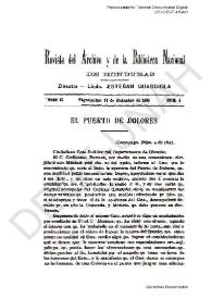 Revista del Archivo y de la Biblioteca Nacional de Honduras. Núm. 4, 25 de diciembre de 1905 | Biblioteca Virtual Miguel de Cervantes