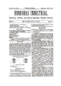 Honduras Industrial. Serie 1.ª, núm. 11, 1.º de julio de 1884 | Biblioteca Virtual Miguel de Cervantes