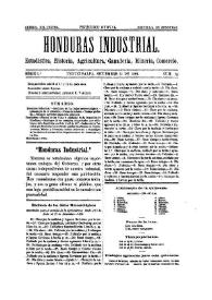 Honduras Industrial. Serie 1.ª, núm. 13, 15 de septiembre de 1884 | Biblioteca Virtual Miguel de Cervantes