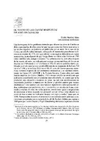 El texto de las "Cartas marruecas" de José de Cadalso / Emilio Martínez Mata | Biblioteca Virtual Miguel de Cervantes