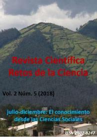 Revista Científica Retos de la Ciencia. Vol. 2, núm. 5 (2018) 	 | Biblioteca Virtual Miguel de Cervantes