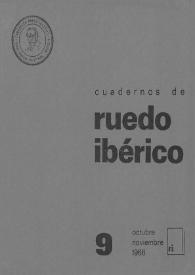 Cuadernos de Ruedo Ibérico. Núm. 9, octubre-noviembre 1966 | Biblioteca Virtual Miguel de Cervantes
