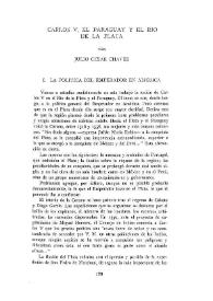 Carlos V, el Paraguay y el Río de La Plata / Julio César Chaves | Biblioteca Virtual Miguel de Cervantes