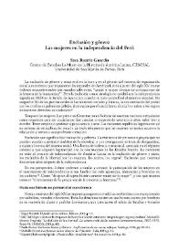 Exclusión y género. Las mujeres en la independencia del Perú / Sara Beatriz Guardia | Biblioteca Virtual Miguel de Cervantes