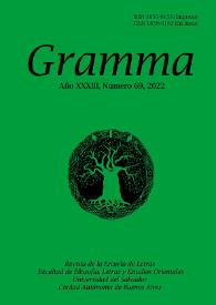 Gramma. Año XXXIII, número 69, 2022 | Biblioteca Virtual Miguel de Cervantes