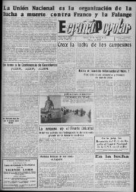 España popular : semanario al servicio del pueblo español. Año III, núm. 120, 5 de febrero de 1943 | Biblioteca Virtual Miguel de Cervantes