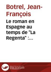 Le roman en Espagne au temps de "La Regenta" : tendances et statistiques | Biblioteca Virtual Miguel de Cervantes