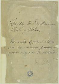 [Cartes de Marià Cubí i Soler a Lluís Gaspar] | Biblioteca Virtual Miguel de Cervantes