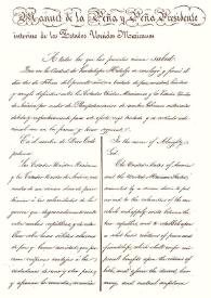 Tratado de Guadalupe Hidalgo [Transcripción] / transcrito por Justo S. Alarcón y Manuel de J. Hernández-G. | Biblioteca Virtual Miguel de Cervantes