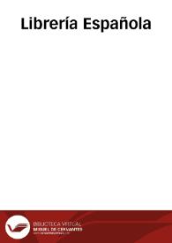 Librería Española | Biblioteca Virtual Miguel de Cervantes