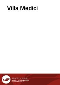 Villa Medici | Biblioteca Virtual Miguel de Cervantes