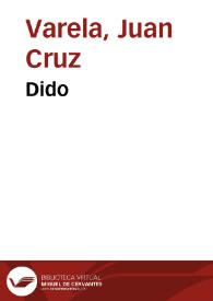 Dido / Juan Cruz Varela | Biblioteca Virtual Miguel de Cervantes