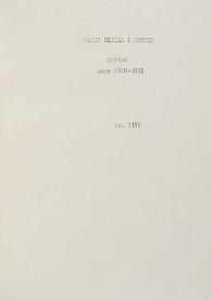 [Correspondència adreçada a la família] / Mateu Orfila i Rotger | Biblioteca Virtual Miguel de Cervantes