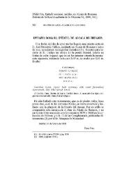 Epitafio romano, inédito, de Alcalá de Henares / Fidel Fita Colomé | Biblioteca Virtual Miguel de Cervantes