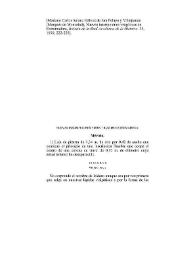 Nuevas inscripciones visigóticas de Extremadura / Mariano Carlos Solano Gálvez de San Pelayo y Villalpando | Biblioteca Virtual Miguel de Cervantes