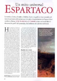 Espartaco : un mito universal / José M.ª Blázquez Martínez,  Javier Cabrero | Biblioteca Virtual Miguel de Cervantes