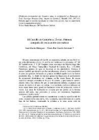 El Castillo de Cardeñosa (Ávila). Primera campaña de excavación sistemática / José María Blázquez Martínez y María Paz García-Gelabert | Biblioteca Virtual Miguel de Cervantes