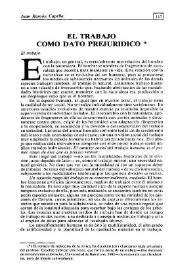El trabajo como dato prejurídico / Juan Ramón Capella | Biblioteca Virtual Miguel de Cervantes
