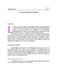 El dilema de Gauthier | Biblioteca Virtual Miguel de Cervantes