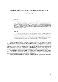 La terminación oriental del "accidente" Cádiz-Alicante | Biblioteca Virtual Miguel de Cervantes