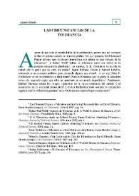 Las circunstancias de la tolerancia | Biblioteca Virtual Miguel de Cervantes