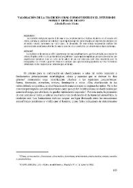 Valoración de la tradición oral como fuente en el estudio de nubes y tipos de tiempo | Biblioteca Virtual Miguel de Cervantes