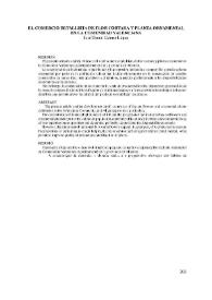 El comercio detallista de flor cortada y planta ornamental en la Comunidad Valenciana | Biblioteca Virtual Miguel de Cervantes