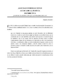 Algunas consideraciones acerca de la justicia distributiva / Paulette Dieterlen | Biblioteca Virtual Miguel de Cervantes