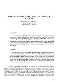 Procesos de formación urbana de Orihuela (Alicante) / Gregorio Canales Martínez y otros | Biblioteca Virtual Miguel de Cervantes