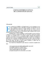 Límites económico-políticos de la intervención estatal | Biblioteca Virtual Miguel de Cervantes