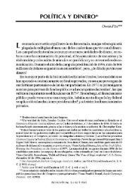 Política y dinero / Owen Fiss | Biblioteca Virtual Miguel de Cervantes