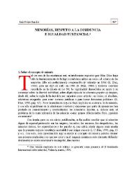 Minorías, respeto a la disidencia e igualdad sustancial | Biblioteca Virtual Miguel de Cervantes