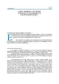 Lógica borrosa y decisiones judiciales: el peligro de una falacia racionalista / Tecla Mazzarese | Biblioteca Virtual Miguel de Cervantes
