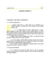 Validez athética | Biblioteca Virtual Miguel de Cervantes