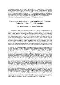 El armamento depositado en la necrópolis de El Estacar de Robarinas (s. IV a. C.). Alta Andalucía / José María Blázquez Martínez y M.ª Paz García-Gelabert | Biblioteca Virtual Miguel de Cervantes